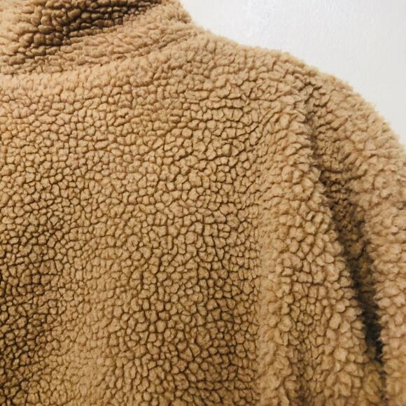 I AM GIA Tan Pixie Teddy Oversized Jacket Sherpa Coat Tan Women's Size XS - Picture 6 of 8